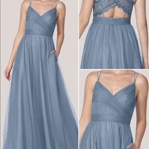 Dusty Blue Bridesmaid Dress